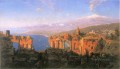 タオルミーナのギリシャ劇場の風景 ルミニズム ウィリアム・スタンリー・ハセルティン